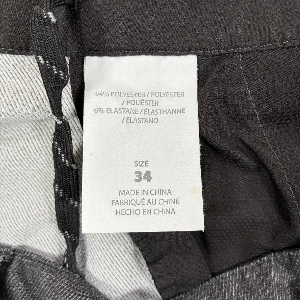 O'Neill Hybrid Chino Shorts Mens 34 Gray Stretch 10 Inseam Casual Summer
